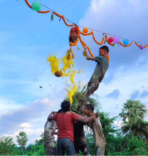 भारतीय आम पब्लिक मोर्चा द्वारा कोइली ग्राम में श्री कृष्ण जन्माष्टमी महोत्सव का आयोजन